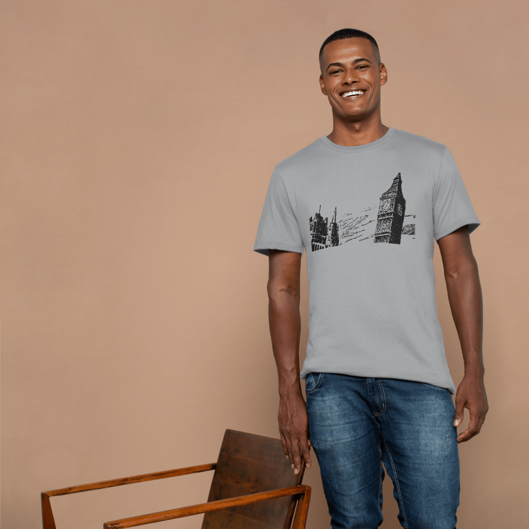 "Big Ben Timeless Tee β Iconic HTV Printed British Landmark T-Shirt"