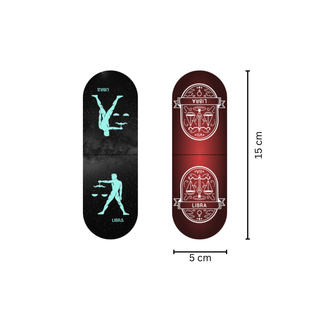 2pcs Zodiac Sign Magnetic Bookmarks