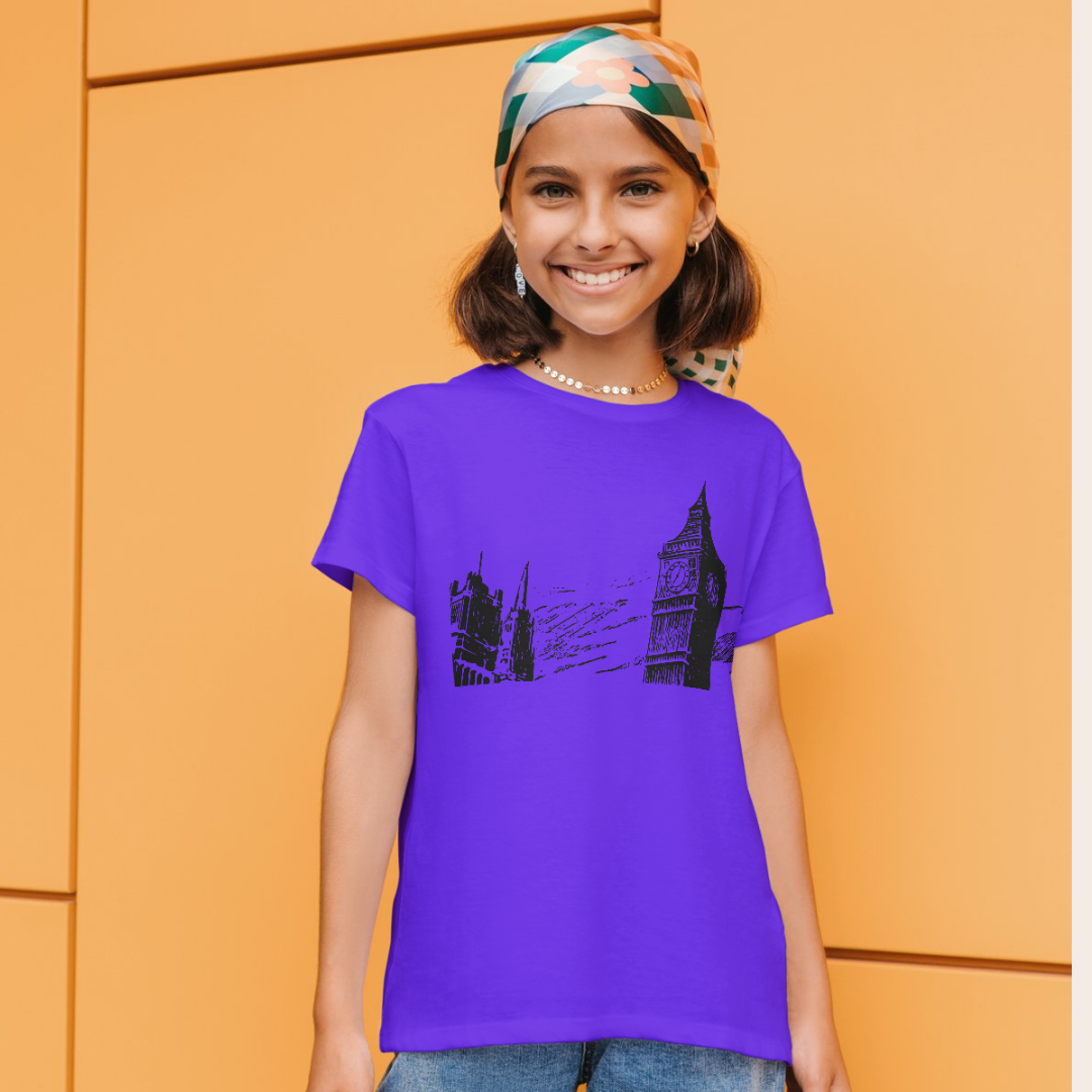 "Big Ben Timeless Tee β Iconic HTV Printed British Landmark T-Shirt"