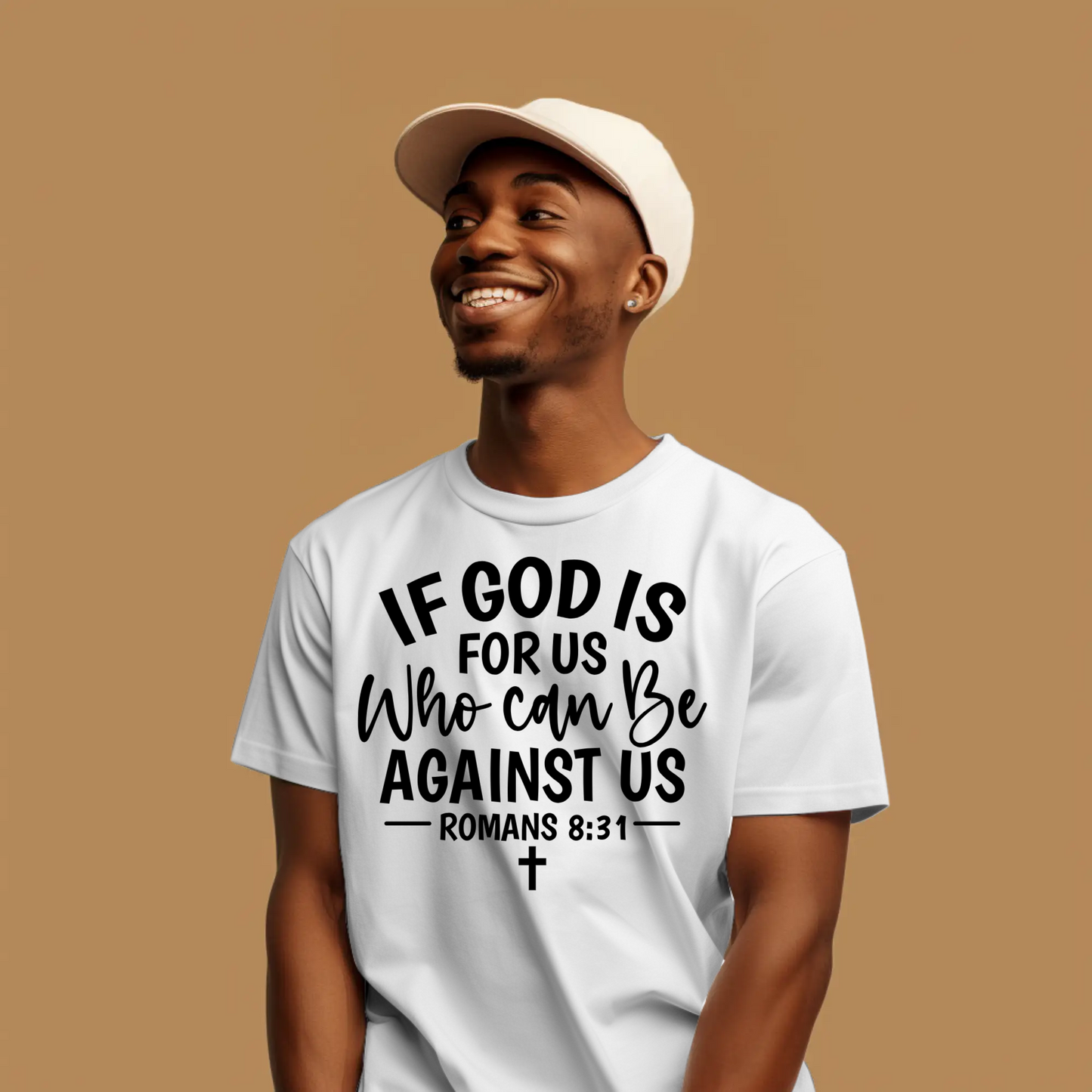 If God Is For Us, Who Can Be Against Us? | Christian Confidence T-Shirt