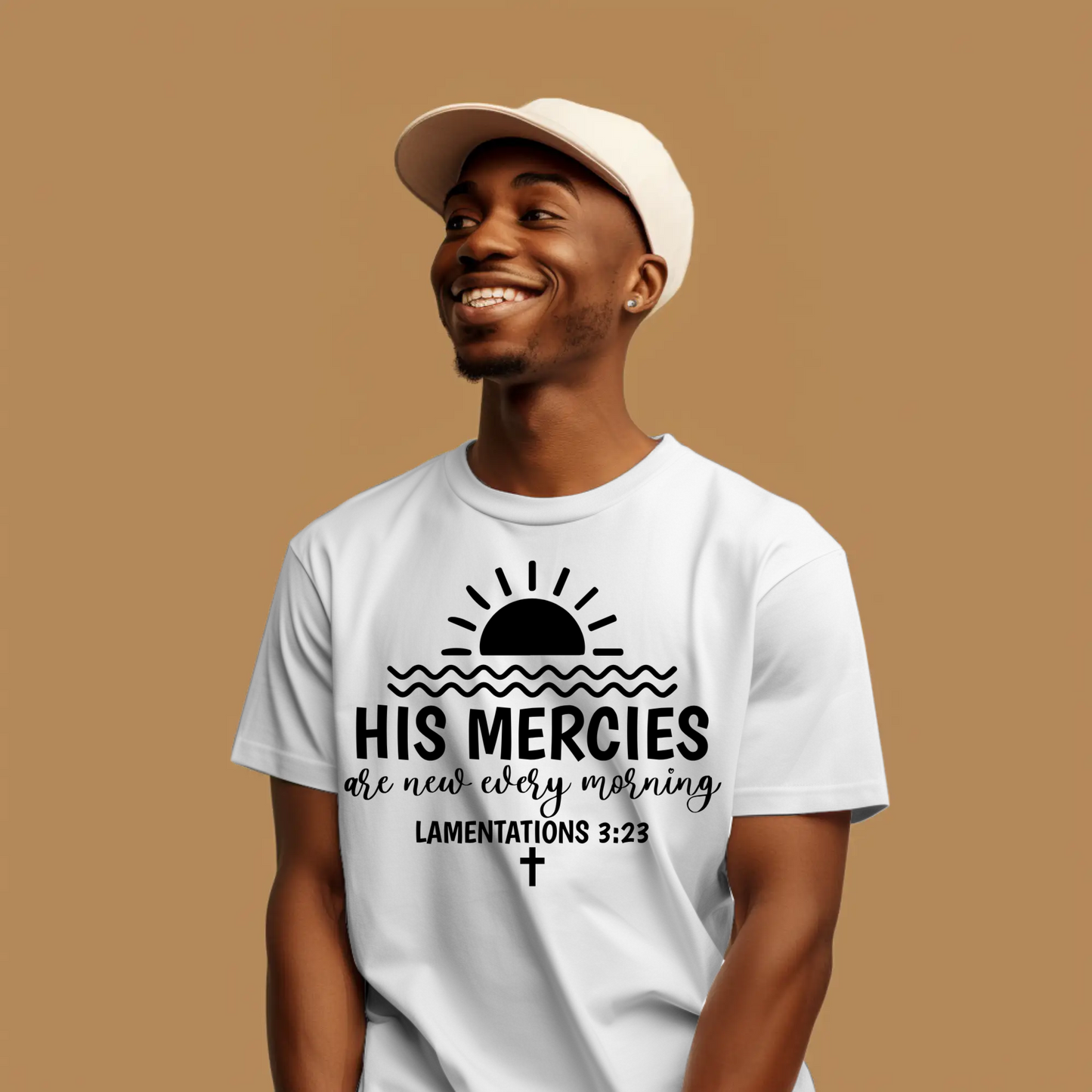 His Mercies Are New Every Morning | Christian Hope T-Shirt