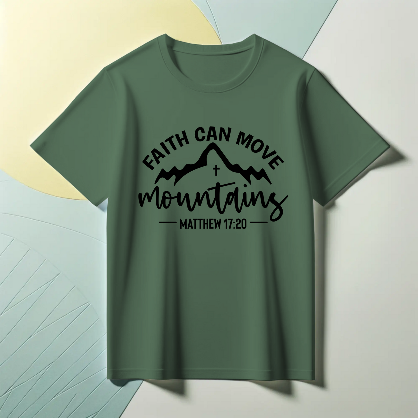 π Faith Can Move Mountains | Inspirational Christian T-Shirt βοΈ