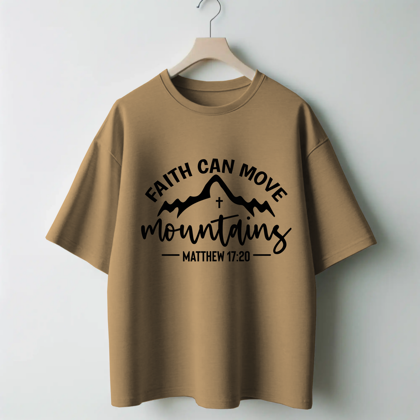 π Faith Can Move Mountains | Inspirational Christian T-Shirt βοΈ