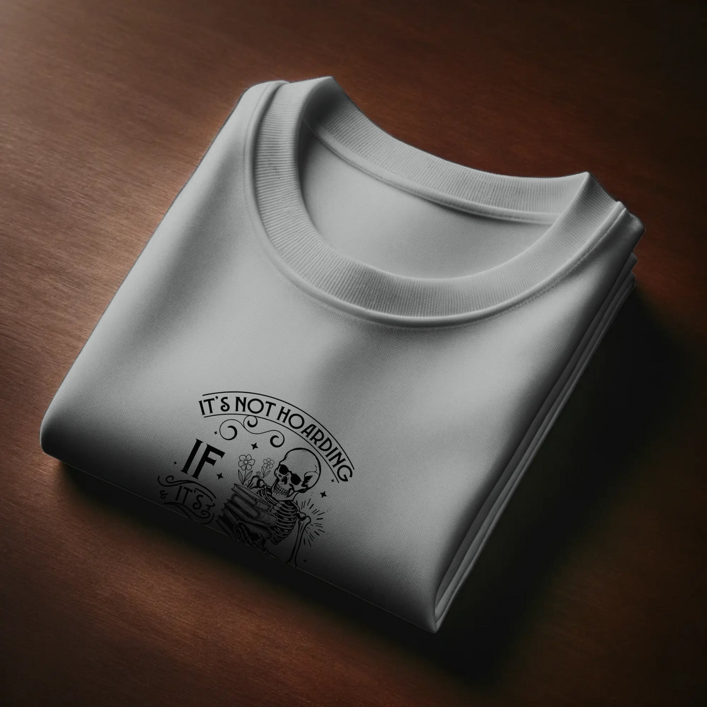 ππ€ "It's Not Hoarding If It's Books" Gothic T-Shirt π€π
