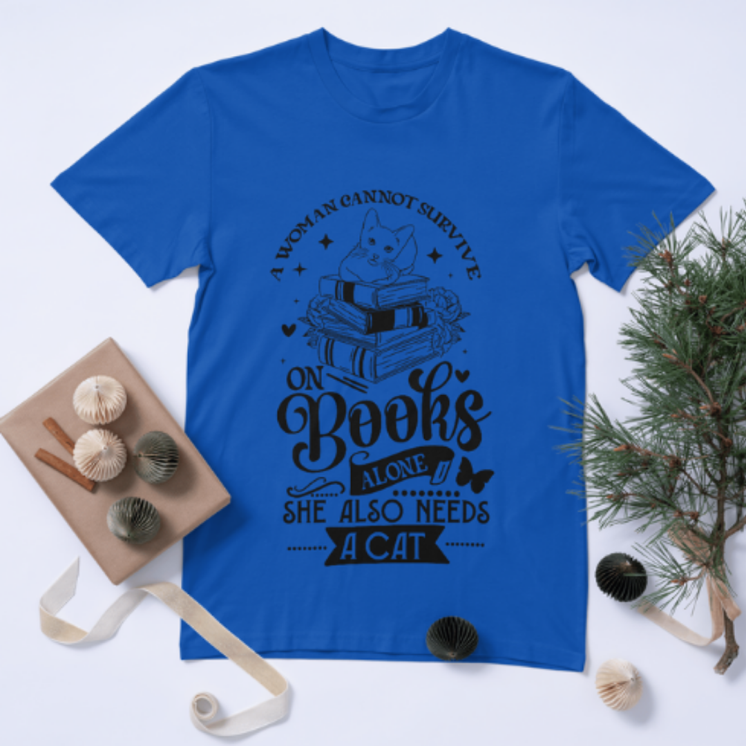 Books, Cats & Sass Tee ππ±β¨