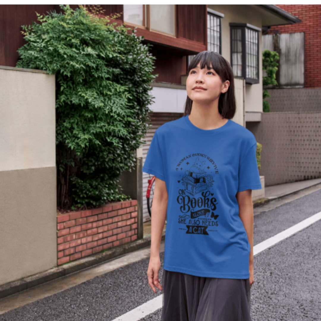Books, Cats & Sass Tee ππ±β¨