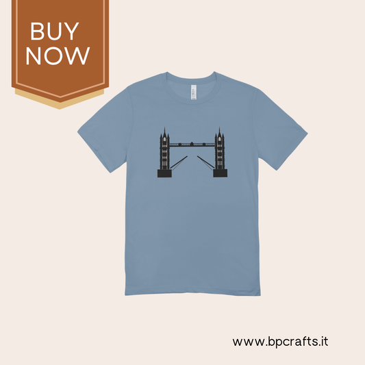 "London Bridge Majesty Tee – Iconic HTV Printed T-Shirt"