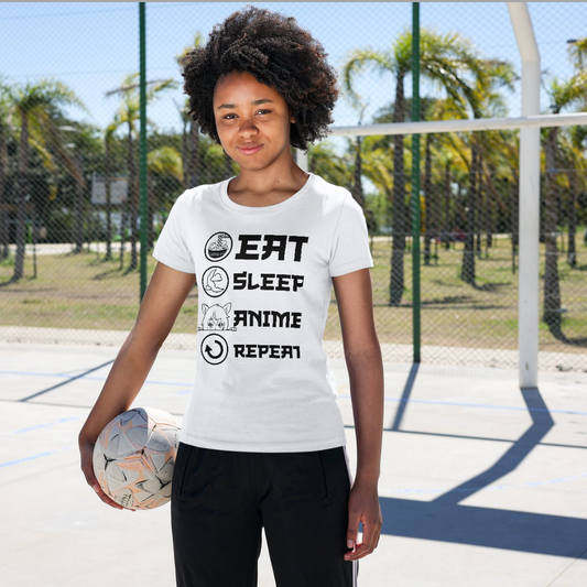 Anime Lovers' Custom HTV Printed T-Shirt – Available in Multiple Colors and Sizes
