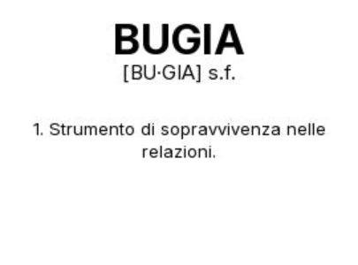 Tazza “BUGIA” – Definizione Ironica in Stile Dizionario