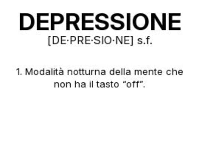 Tazza “DEPRESSIONE” – Definizione Ironica in Stile Dizionario