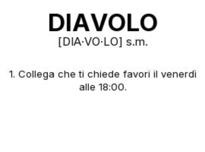 Tazza “DIAVOLO” – Definizione Ironica in Stile Dizionario