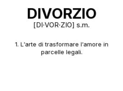 Tazza “DIVORZIO” – Definizione Ironica in Stile Dizionario