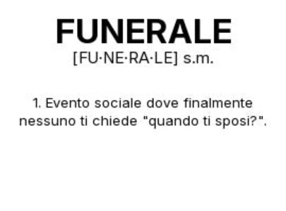 Tazza “FUNERALE” – Definizione Ironica in Stile Dizionario
