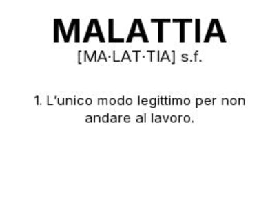 Tazza “MALATTIA” – Definizione Ironica in Stile Dizionario