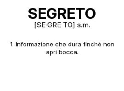 Tazza “SEGRETO” – Definizione Ironica in Stile Dizionario