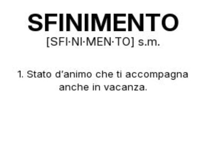 Tazza “SFINIMENTO” – Definizione Ironica in Stile Dizionario