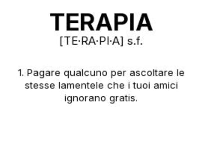 Tazza “TERAPIA” – Definizione Ironica in Stile Dizionario