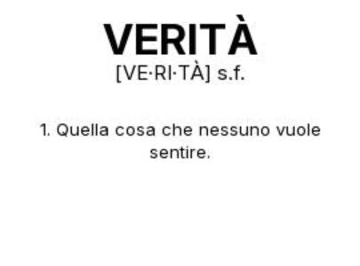 Tazza “VERITÀ” – Definizione Ironica in Stile Dizionario