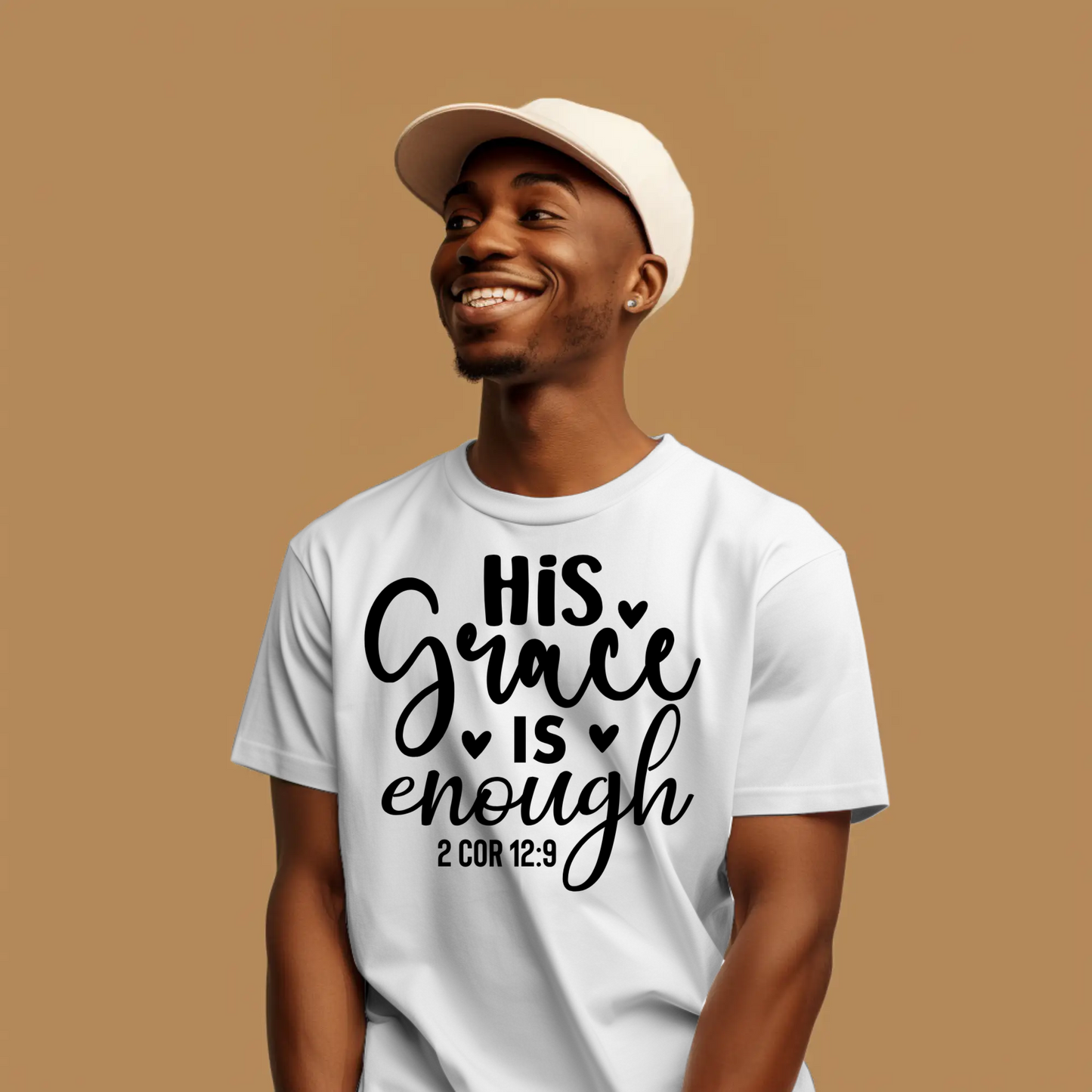 His Grace is Enough | Christian Strength T-Shirt