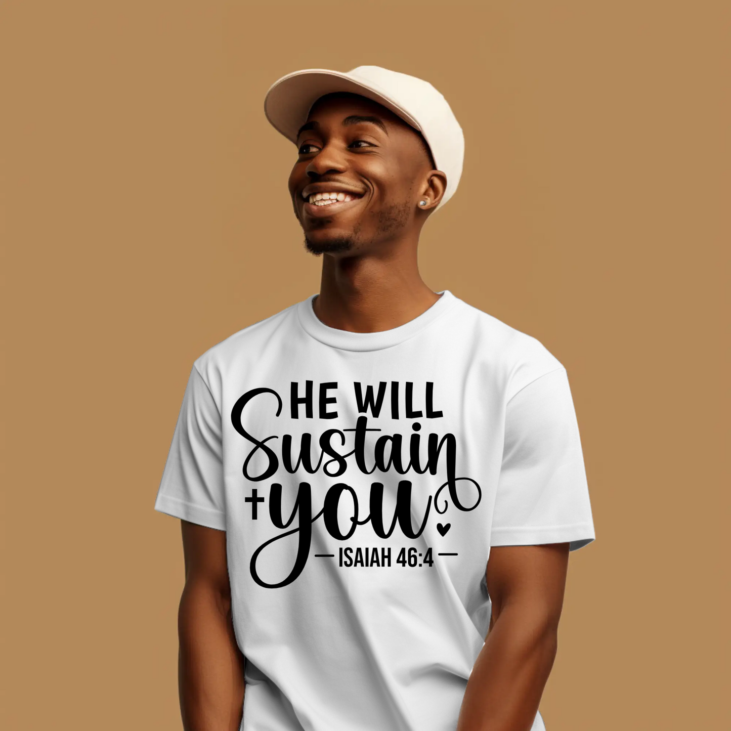 He Will Sustain You | Christian Faith T-Shirt