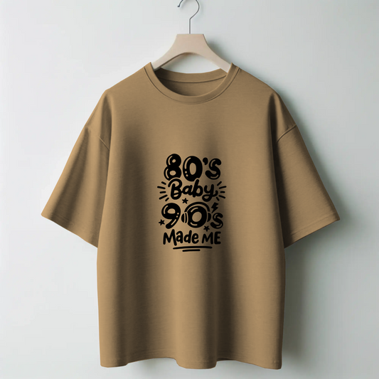 80's Baby, 90's Made Me Tee – Retro Nostalgia Collection